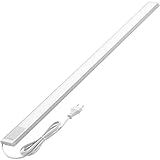 Oktaplex Riva flach LED Unterbauleuchte Küche 1110lm warmweiß 90cm Unterschrankleuchte silber mit Schalter Küchenlicht 15W 230V