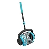 LALABU Rollsammler für Früchte und Nüsse, Nusssammler mit 40–100 cm Teleskopstiel, Pekannusssammler Kugelpflücker Erntehelfer für Äpfel Birnen Obst