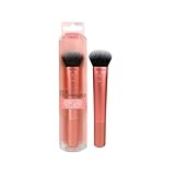 Real Techniques Expert Gesichts-Make-up-Pinsel, für flüssige und cremige Foundation, Rouge und Bronzer, aufbaubare Abdeckung für Basis-Make-up, synthetische Borsten, vegan, 1 Stück
