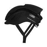 ABUS Rennradhelm GameChanger - Aerodynamischer Fahrradhelm mit optimalen Ventilationseigenschaften für Damen und Herren - Schwarz Matt, Größe M