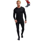 Merino.tech Merino Wool Baselayer Herren Set - Mittelschwer Merino Wool Thermounterwäsche für Herren Long John Set - Oben und Unten (Medium, 250 Charcoal Grey)