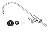 Solinder Schwanenhals-Wasserhahn mit 360°-Drehung, Chrom für Küchenspüle mit RO-Trinkwasserfilter