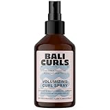 BALI CURLS Volumizing Curl Spray – Lockenspray mit Reisprotein & Ylang-Ylang – Veganes Auffrischungsspray für Volumen & Glanz – Curly Method konform – Lockenpflege für Naturlocken – 150ml