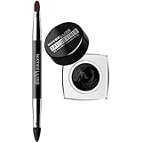 Maybelline New York Gel Eyeliner, Wasserfester und langanhaltender 2-in-1 Profi-Pinsel, Bis zu 24 Stunden Halt, Tattoo Liner Gel Pot, Farbton: 950 Blackest Black