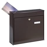 Burg-Wächter Zaun-Briefkasten ohne Zeitungsfach mit...
