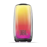 JBL Pulse 5 – Tragbarer Bluetooth-Lautsprecher in Schwarz mit Lichtshow und bis zu 12 Stunden Spielzeit – IP67 Staub- und wasserdicht – Koppelbar mit anderen JBL-Lautsprechern über PartyBoost