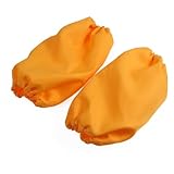 SOIMISS Kochset mit Verstellbarer Schürze Mütze und Ärmel für Jungen und Mädchen Langlebiges Leicht zu Reinigendes Material zum Kochen Backen Malen und Rollenspiel Orange Jahre