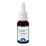 Dr. Jacob’s Selen-Tropfen I ca. 360 Tropfen à 55 µg I Reines Selenit aus Deutschland I Lebenswichtiges Spurenelement I Für Immunsystem, Zellschutz & Schilddrüse* I 20 ml
