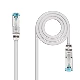 D.Square Ethernet-LAN-Kabel, 1,5 m, Cat.7, SFTP, Grau, Patchkabel, RJ45-Stecker, 10 GB/s, ideal für Router/Moderms, Switch, Repeater, Computer, Laptop (1,5 m)