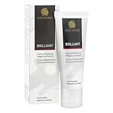 Solitaire Brilliant Ledercreme mit Schwammauträger Schuhpflegeprodukt, 02 pflegeweiß, 75 ml (1er Pack), 75