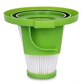 MoSundi Staubsauger-Ersatzfilter-Set für IonVac ZipVac 8842 3-in-1 kabelgebundener Handstaubsauger (grün, 2 Stück)