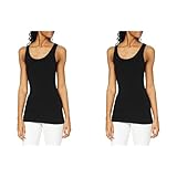 ONLY Damen Onllive Love Tank Noos Top, Schwarz (Black Black), 38 (Herstellergröße: M)