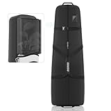 RIOROO Golf Reisetasche mit Räder 900D Heavy Duty Oxford Verschleißfest und Wasserdicht Golf Reisetasche Strapazierfähiges Gepolstertes Etui für Clubs, Leicht zu Tragen Oder auf Rädern zu Rollen
