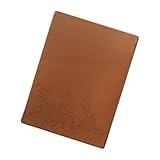 Xinsheinelry Effizientes Reisepassschutz mit interaktivem Weltkarten-Stickset Reisepasshülle für Reisemeilenpfosten, braun