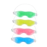 PATKAW 4 Stück Kühlende Beauty-augenmaske Sofortig Eis-augenmasken Unter Augenklappen Lippe Schläft Feuchte Heizkissen Augenmasken Mit Kalten Kompressen Heiße Und Kalte Maske Gummiband