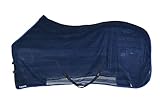PFIFF 102309 Fliegendecke Brimfly, Pferdedecke Fliegenschutz Weidedecke, Blau 155