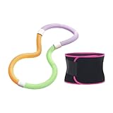 rockible Weicher Hula-Hoop, Hula Hoop Reifen, Faltbarer Fitness Hulahoop Heimtrainingsgeräte für Taille Bauch, Taille Fitness-Zirkel, Spring Hoops Hula Hoops für Home, Fitnessstudio, Schule, 1 Kg