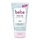 bebe Peeling für zarte Haut (150 g), sanfte Gesichtsreinigung mit Aprikosenextrakt & -Duft, gründliche Hautreinigung für normale Haut & Mischhaut