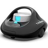 TALOSBO Pleco Se Poolroboter Akku 130 Mins Leistungsstarke Reinigung, Automatischer Kabelloser Poolreiniger Duale Motoren für Flachboden Pool bis zu 80 m²