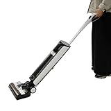 Zoobotanica Nass Trockensauger Akku, 60 Min kabelloser Staubsauger mit Wischfunktion und Saugfunktion, Selbstreinigung, LED-Display, Sprachansage, Saugwischer für Harte Boden & Tierhaare