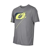 O'NEAL Mountainbike Shirt MTB DH Downhill FR Freeride I Fahrrad Trikots Herren Damen I VAULT Jersey atmungsaktiv, schnelltrocknend I Radtrikot Kurzarm I Grau Neongelb I Größe XL