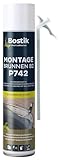 BOSTIK P742 Montage Brunnen B2 – Einkomponentiger Polyurethanschaum, Für Schachtringe und Rohrelemente, Wasserdicht Bis 5 m Wassersäule, Wasserfest und Verrotungsbeständig, 750ml