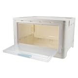 ERINGOGO Faltbare Kunststoff aufbewahrungsbox mit Deckel Großer Stauraum Stapelbar Platzsparend Klappbar Multifunktionaler Organizer für Haushalt Büro Schlafzimmer und Wohnzimmer