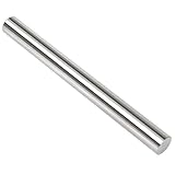 TOKERD Nudelholz Edelstahl Teigroller 40cm Anti-Rost Nudelholz Metall Teigroller Lang für Bäcker - Edelstahl Teigroller für Fondant, Pie Crust, Cookie & Teig(3,8 cm im Durchmesser)