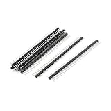 LIGIGWASH 20 Stück Teiliges Single Row Pin Header Pin Männlich und Weiblich Gerader Stecker Kompatibel mit Shield Langlebiger Leiterplattenverbinder Einfache Montage für PCB und Breadboard