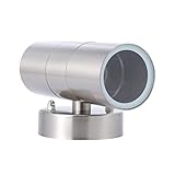 UKCOCO wand außenleuchte wasserdichte Up-Down-Halterung Scone-Downlight zur Wandmontage wandleuchte LED-Licht Gartenlicht LED-Lampe Doppelkopf Wandlampe Scheinwerfer