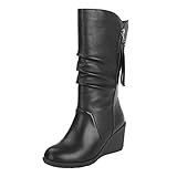 MJISG Chelsea Boots Damen Damen Schneestiefel Slip Wasserdichte Outdoor Schuhe Winter Schneestiefel Warme Bequeme Schuhe Für Frauen Outdoor Damen Wasserdicht Reitstiefeletten Damen Women's Boots