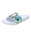PUMA Unisex MAPF1 Graphic Leadcat FTR Schiebe-Sandalen, White-Spectra Green, 38 EU