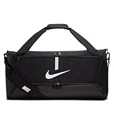 Nike Unisex Academy Team Duffel Bag, Black/Black/White, One Size