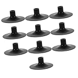 ABOOFAN 10 Stück Teiliges Saugnapfpfeil Ersatzset mit Runden Gummispitzen Kompatibel für Holz Carbon Fiberglaspfeile Schnell Montierbar für Indoor Outdoor spielspaß