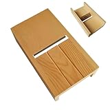 Seifenschneider – Verstellbare Klinge, Glattes Kantenschneiden, DIY-Formwerkzeug, Holzkonstruktion, Leichtes Design, Leicht Zu Greifende Präzisionsfertigung | Badeseifenset Mit Handgemachter Seife, Ge