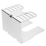 POPETPOP Edelstahl Motorhalterung für Grillmotor mit Befestigungslöchern Rostbeständig und Tragbar Grillzubehör für Außengrills und Drehspieße Schützt vor Überhitzung