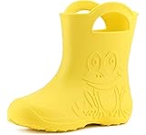 Ladeheid Eva federleichte Kinder Gummistiefel für Jungen und Mädchen Regenschuhe Bequeme und wasserdichte Regenstiefel Kinder LA-CA-01