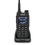 Retevis C62 Walkie Talkie Dualband, Professionelles Ham Radio mit LCD-Bildschirm, Hochleistungs-Funkgerät mit Großer Reichweite, 2000mAh, Zum Wandern/Jagen/Camping (Schwarz, 1 Stück)