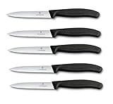 Victorinox 5-tlg Gemüsemesser Set Swiss Classic Schwarz –...