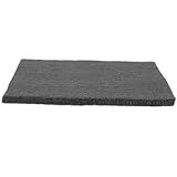 Toyvian Hochtemperatur Schweiß Kohlenstofffilzdecke 10X10X0.2 Zoll Feuerfestes Carbonfilz Gewebe Industrie Wärmeschutz Matte Zuschneidbar