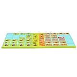 Hearthxy Flip-Kartenspiel - Dinosaurier-Memory-Match - Vorschul-Memory-Spiele, Denksportaufgaben, Lernspielzeug für Kinder, Kleinkinder, Eltern, 2 Spieler