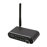 Bluetooth 5.1-Sender-Empfänger, HiFi-Sound mit Geringer Latenz, Bluetooth-Musik-Audio-Adapter mit 3,5 Mm RCA, Glasfaser-Koaxial-Eingang, für Lautsprecher, TV, PC, Projektor-Auto