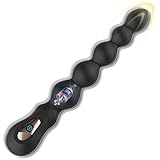 Greenpinecone Super Analvibrator Prostata Stimulator mit 7 Vibrationsmodi, 23.5CM Silikon Größer Analkugeln Vibratoren für Sie Klitoris und G-punkt Sexspielzeug für Männer Frauen