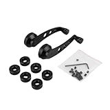 NOLITOY Aluminiumlegierung Fensterkurbel Auto Fenstergriff Robust und Langlebig Passend für Fahrzeuge Schwarz Einfache Montage Ersatz für Defekte Autofensterheber Zufällige Farbe