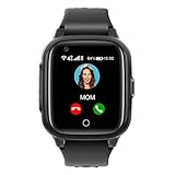 Kinder Smartwatch mit GPS und Telefon Uhr 4G WiFi Videoanruf SOS Kamera Wasserdicht Nachricht Wecker Stoppuhr Klassenmodus Musik Player Vibrationsbenachrichtigung Geschenk für Jungen und Mädchen