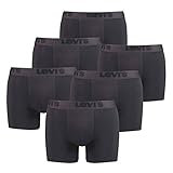 6er Pack Levis Men Premium Boxer Brief Boxershorts Herren Unterhose Pant Unterwäsche, Farbe:Black, Bekleidungsgröße:XL