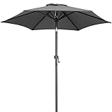 Kingsleeve® Sonnenschirm Balkon 200cm UV Schutz 80+...