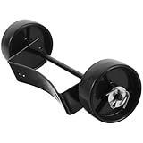 Gadpiparty Ersatz radsatz für Terrassenheizer Langlebiges Eisen Kunststoff Material Einfache Montage Kompatibel mit Meisten Gas heizstrahlern Praktisches Ersatzteil für Mobile Patio