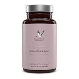 Balanced Vitality Biotin, Zink & Selen – 365 vegane Tabletten Jahresvorrat - deine Haar-Vitamine im Jahresvorrat – ohne Zusatzstoffe – laborgeprüft – für Haare, Haut & Nägel – Made in Germany