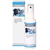 Alfavet VulnoCyn Spray, Wundspray für Hunde, Katzen und Kleintiere, gegen Bakterien, Viren und Pilze, Pumpspray 75 ml